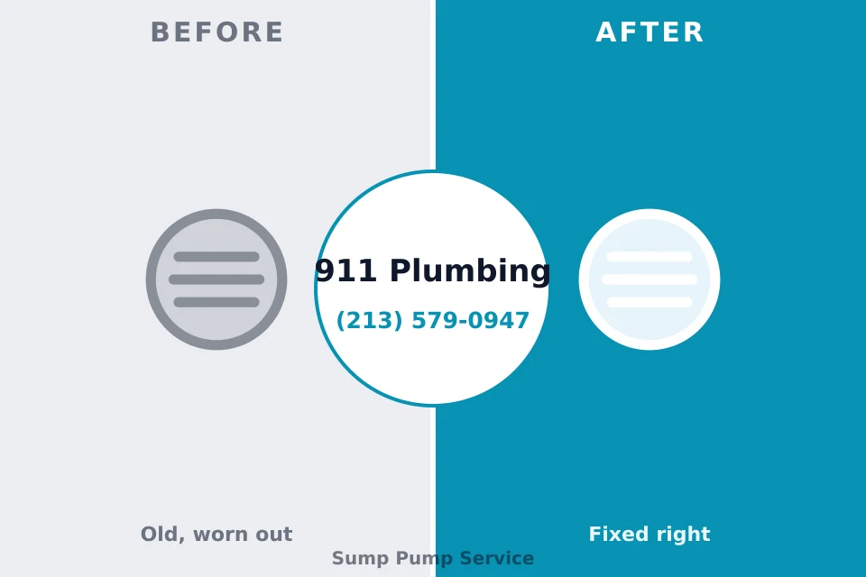 Before and after: plumbing repair Prudhoe Bay, AK